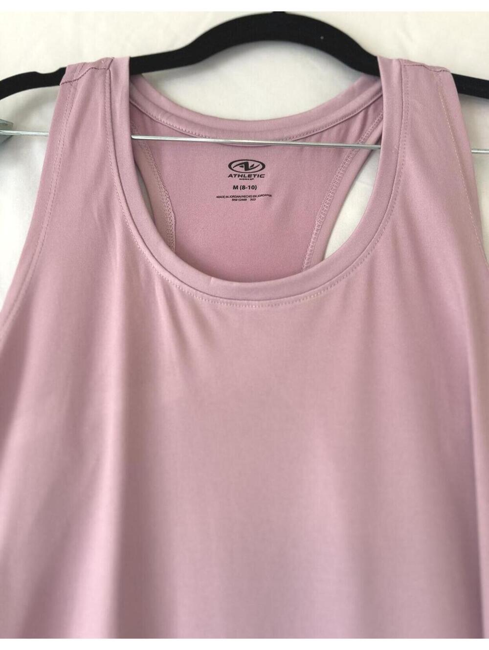 Athletic Works Tank Top Medium Pink Racerback Workout Activewear